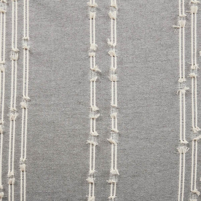 MLNshops cotton jacquard duvet cover set - Cozy Gray