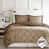 MLNshops diamond quilted down alternative comforter set Cozy