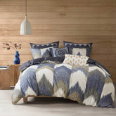 MLNshops Reversible Geometric Full Queen duvet cover set