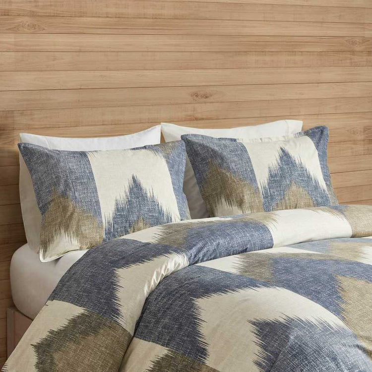 MLNshops Reversible Geometric Full Queen duvet cover set
