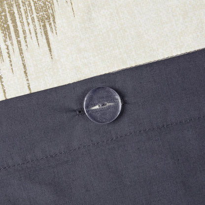 MLNshops Reversible Geometric Full Queen duvet cover set