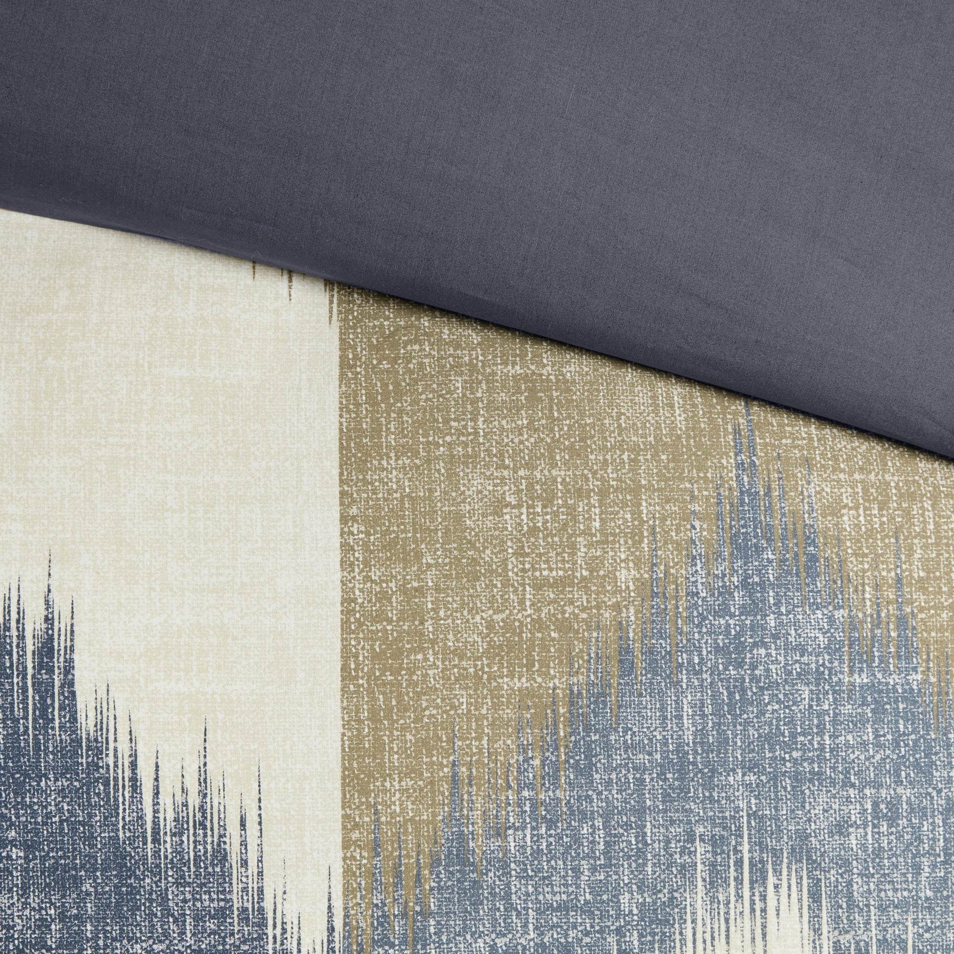 MLNshops Reversible Geometric Full Queen duvet cover set