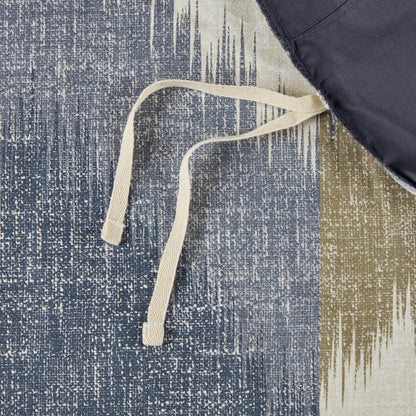 MLNshops Reversible Geometric Full Queen duvet cover set