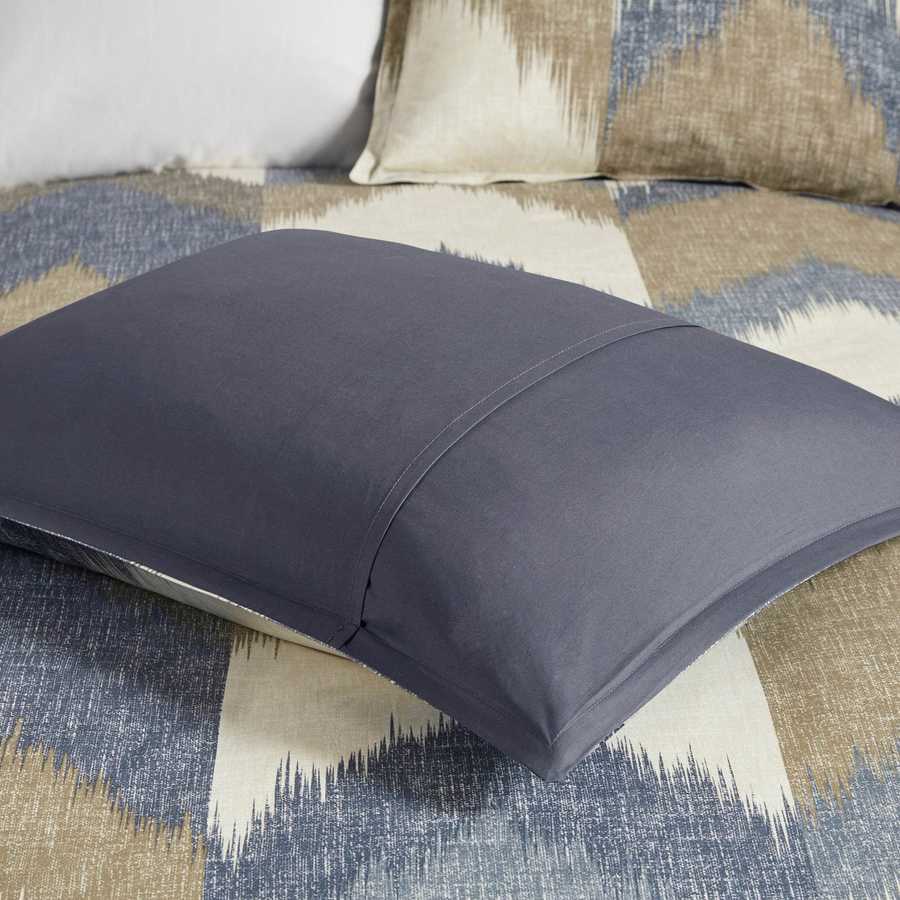 MLNshops Reversible Geometric Full Queen duvet cover set