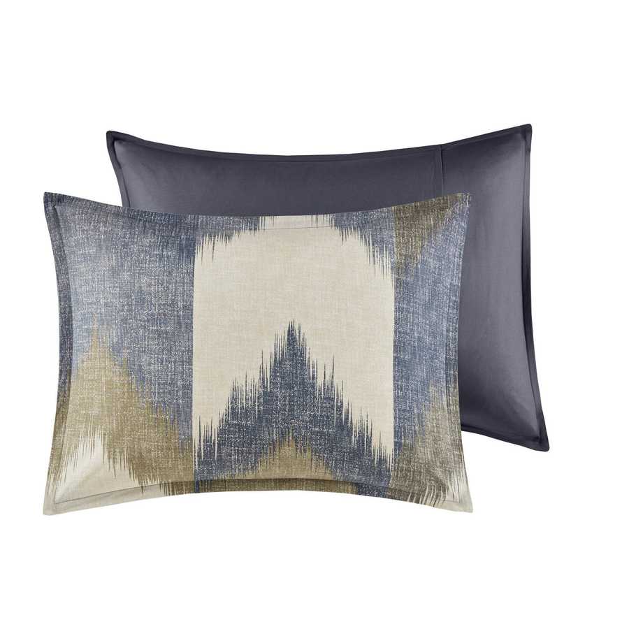 MLNshops Reversible Geometric Full Queen duvet cover set