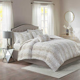 MLNshops Luxury king faux fur comforter set - Plush Default