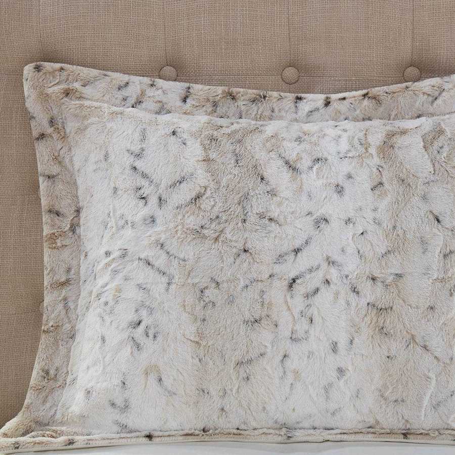 MLNshops Luxury king faux fur comforter set - Plush