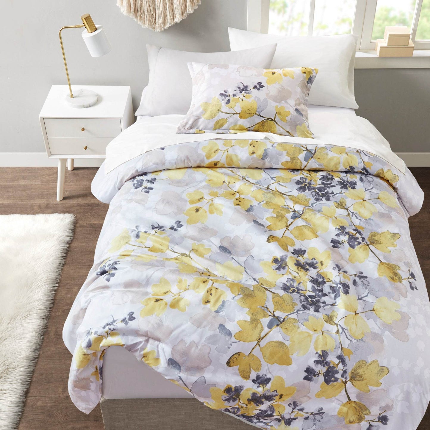 MLNshops king size floral bedding set - Soft Comforter