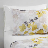 MLNshops Floral Comforter Set queen size bedding set yellow