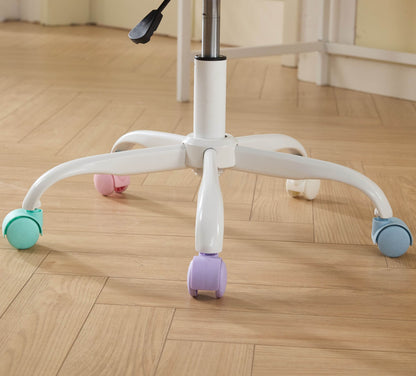 MLNshops violet faux fur office chair - Plush Swivel