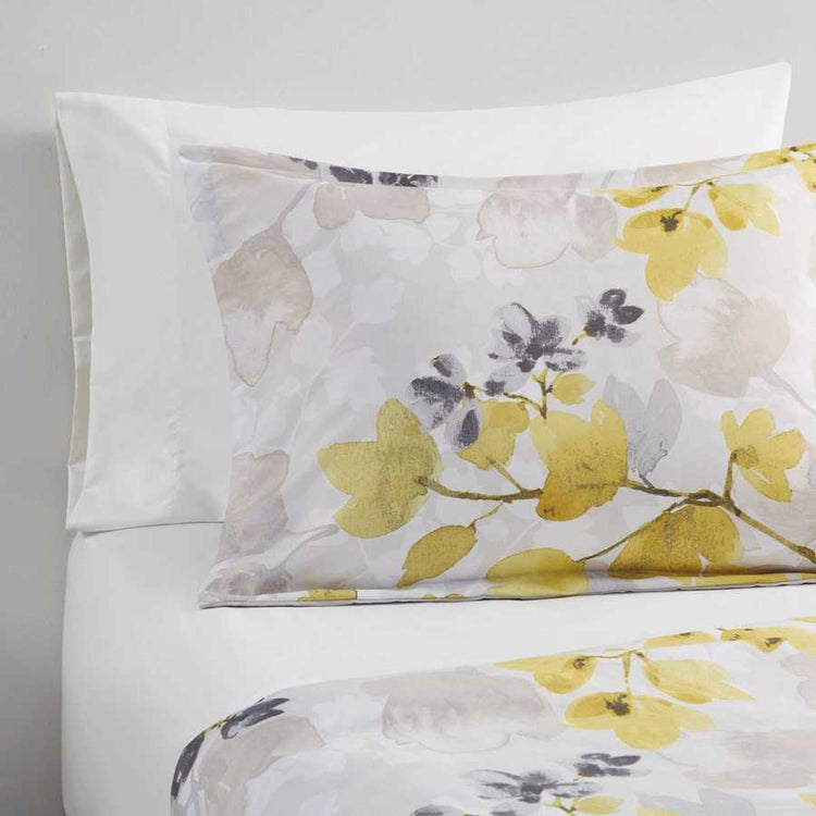 MLNshops Cozy Floral Set - yellow comforter set full size