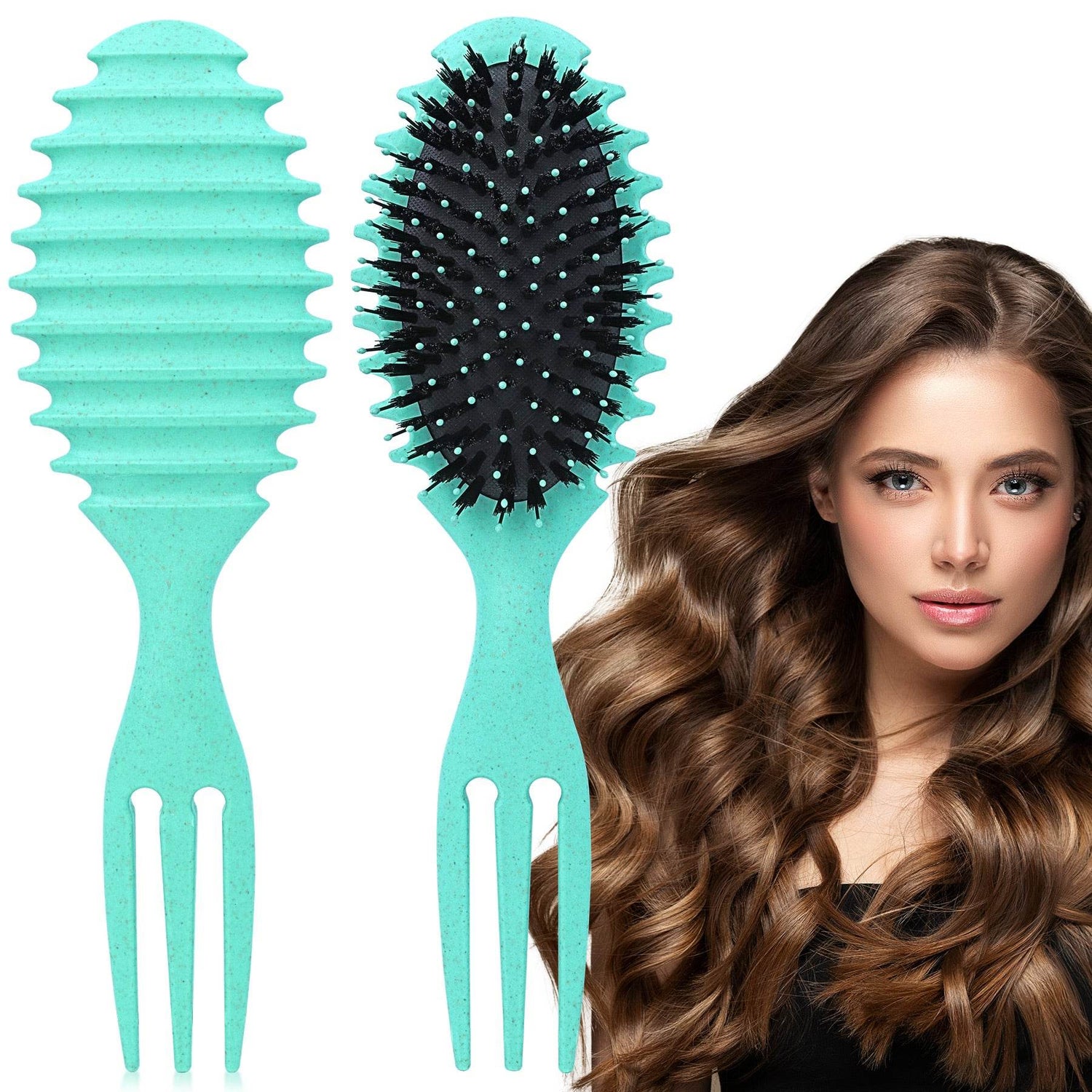 mlnshops Curl Defining Hair Brush for Beautiful Curls Default Title