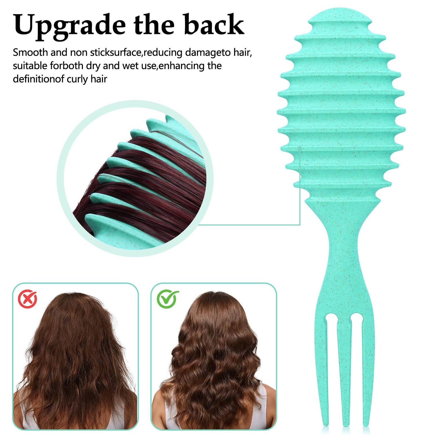 mlnshops Curl Defining Hair Brush for Beautiful Curls