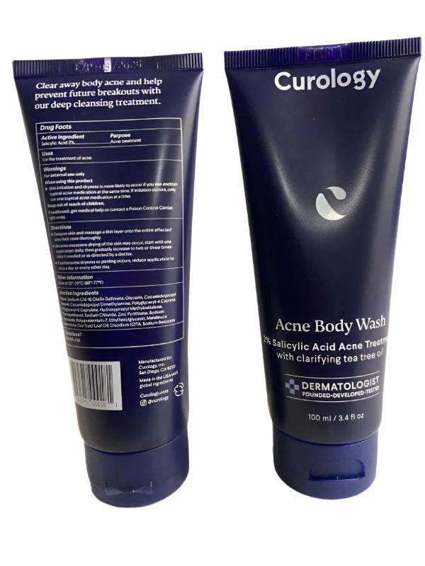 MLNshops Curology Acne Body Wash with Salicylic Acid 100ml