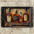 Whiskey Cigar Square Metal Art for Home & Garden decor