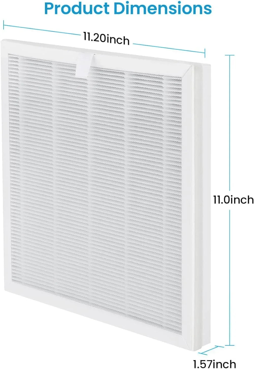 (2 PCS) VEWIOR H13 True HEPA Replacement Filter for ClearAir-A6 Air Purifier, Captures 99.97% Dust, Smoke, Pet Dander, Compatible with A6 Model