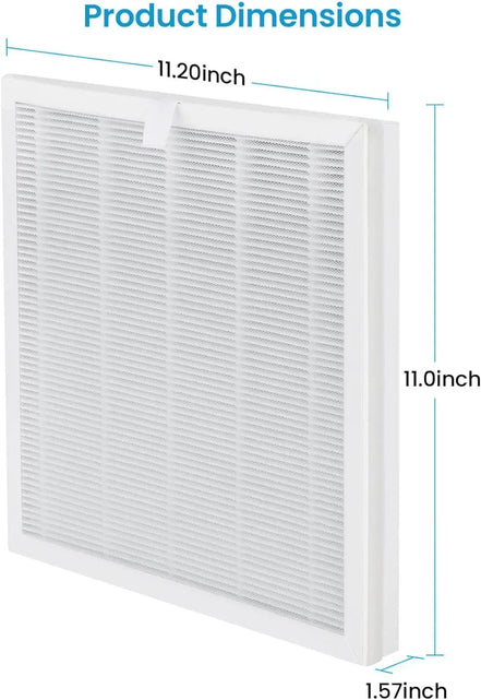 (2 PCS) VEWIOR H13 True HEPA Replacement Filter for ClearAir-A6 Air Purifier, Captures 99.97% Dust, Smoke, Pet Dander, Compatible with A6 Model