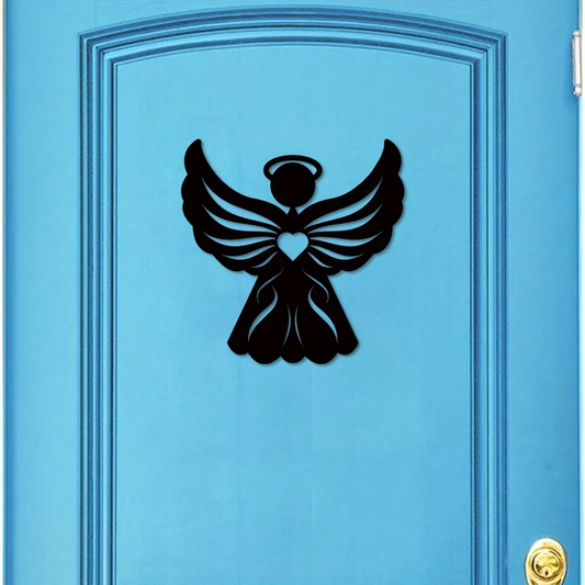 CIFbuy Gothic Angel iron Wall Art Vintage Sculpture Living Room Bedroom Halloween Gift