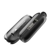 X-BOAT+ Wireless Earbuds 35H Playback BT5.3 ENC Noise Cancelling 13mm Driver IF Award Metal Case Black Black