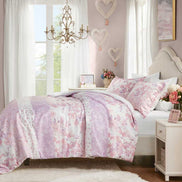 Twin XL floral duvet cover set
