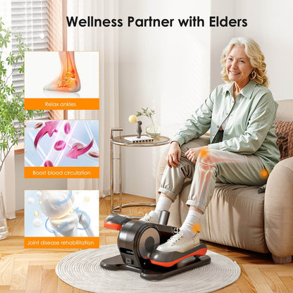 Under Desk Elliptical Machine for Seniors & Rehab Exercise