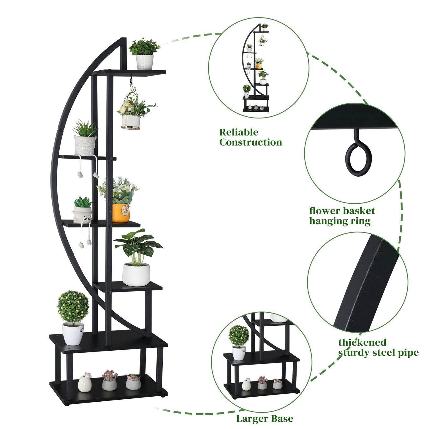 Decorative Indoor Outdoor Plant Holder Stand