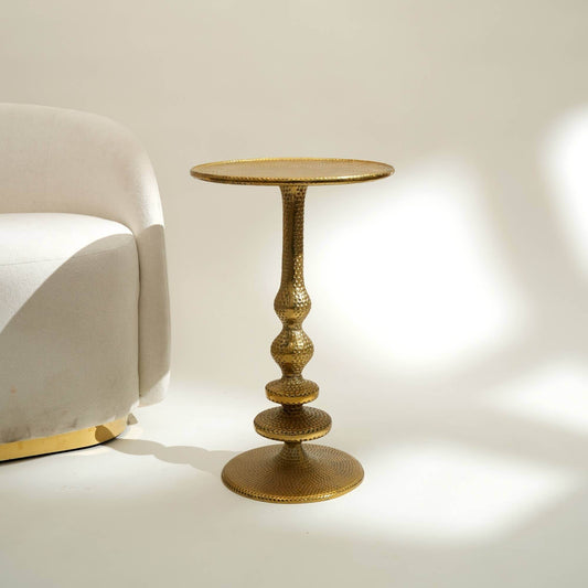 Decorative Side Table for Living Room - Elegant Gold Default