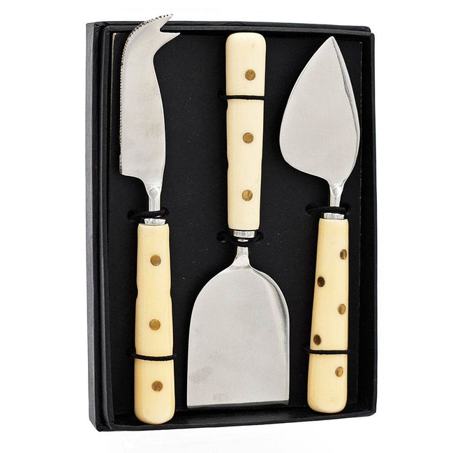 MLNshops Stainless Steel Cheese Knives Trio Set Default