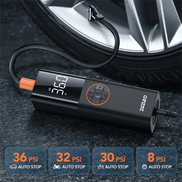 MLNshops Digital Car Tire Pump for Quick Inflation
