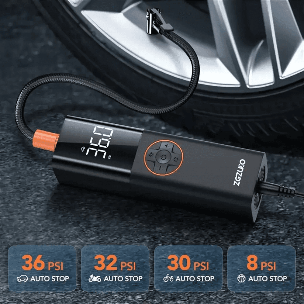MLNshops Digital Car Tire Pump for Quick Inflation