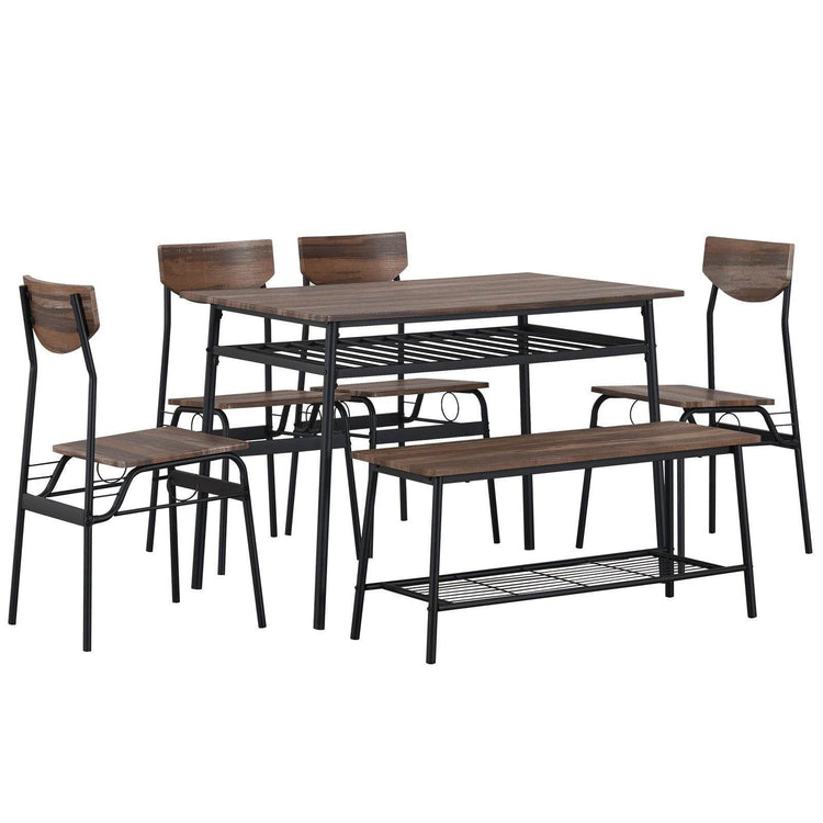 MLNshops Dining Room Table with Bench Set