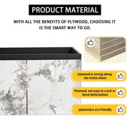 MLNshops Marble Design Door Panel for Bathroom Cabinets