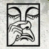 Funny Nose Picking Expression Wall Art in black iron on concrete wall, perfect for quirky home decor or game room accent.