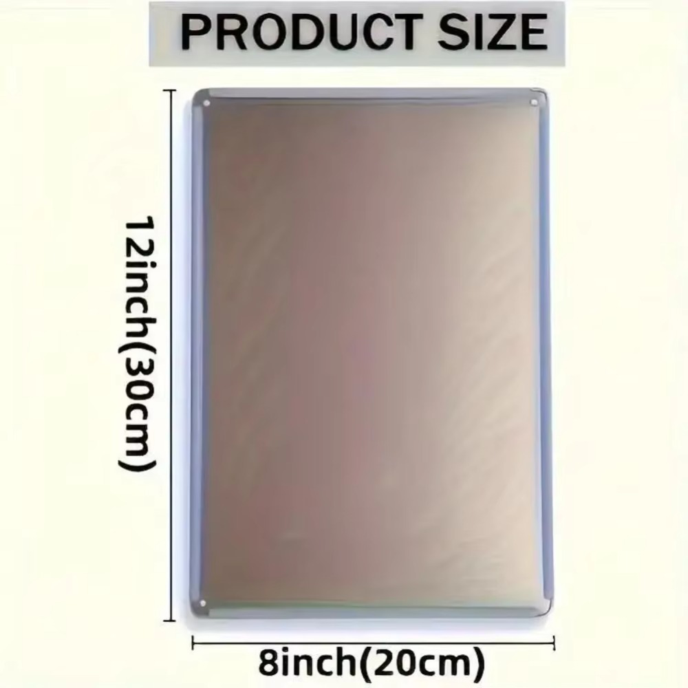 CIFbuy Metal Wall Art Fitness Decoration dimensions displayed as 12x8 inches, suitable for gym or lounge wall decor.