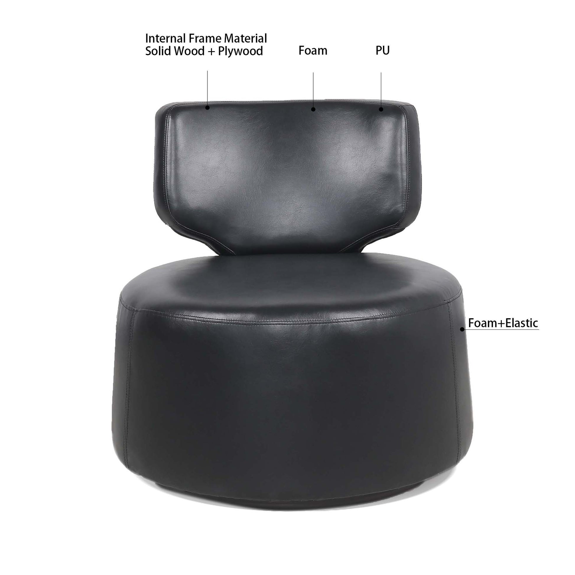 29.13" Wide Swivel Chair MLNshops]