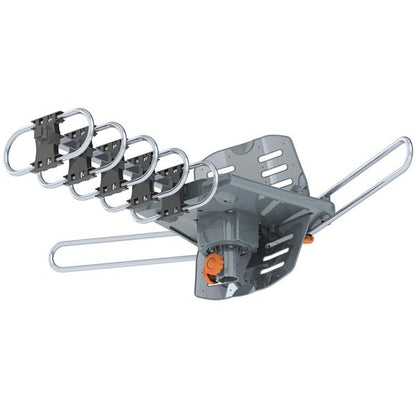 360-Degree Rotation UV Dual Bands 28-36dB Outdoor Antenna Install-free Guide without Stand MLNshops]