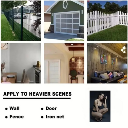 CIFbuy Retro Aluminum Wall Decor shown in various settings like fences, doors, and walls, suitable for indoor and outdoor novelty use.