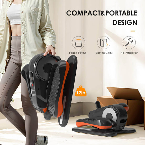 Under Desk Elliptical Machine for Seniors & Rehab Exercise