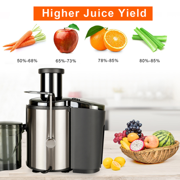 800W Home Use Multi-function Electric Juicer with 3" Feed Chute for Whole Fruits and Veg,Centrifugal Juicer with 30 oz. Juice Jug,BPA-Free, Easy to Clean