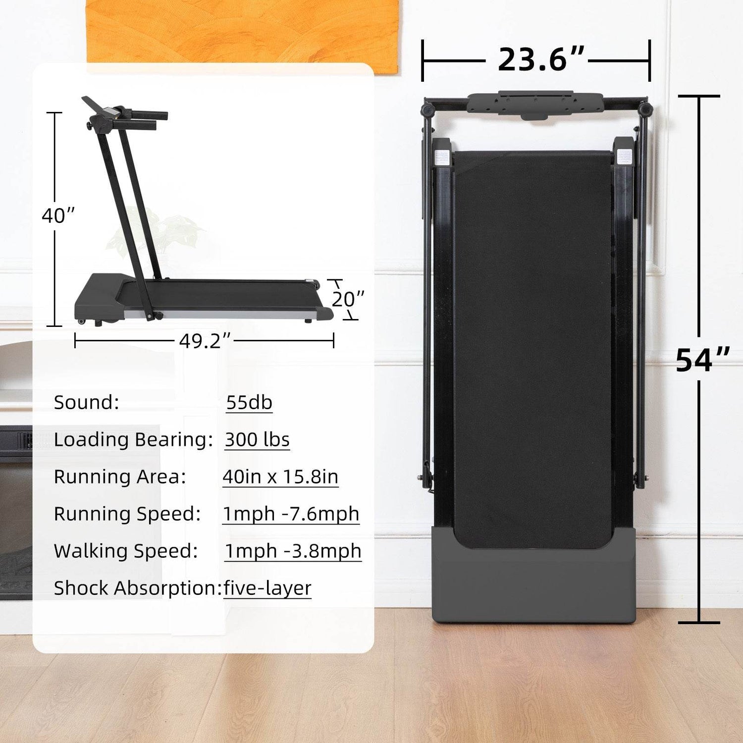 Ultimate Home Treadmill - Top-Rated LED Walking & Running Machine