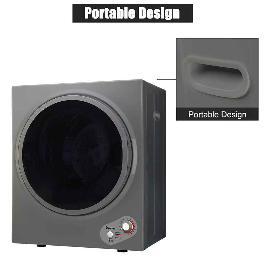 mlnshops Electric Clothes Dryer 120V Compact Design