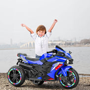 mlnshops Electric Motorcycle for Kids with LED Lights