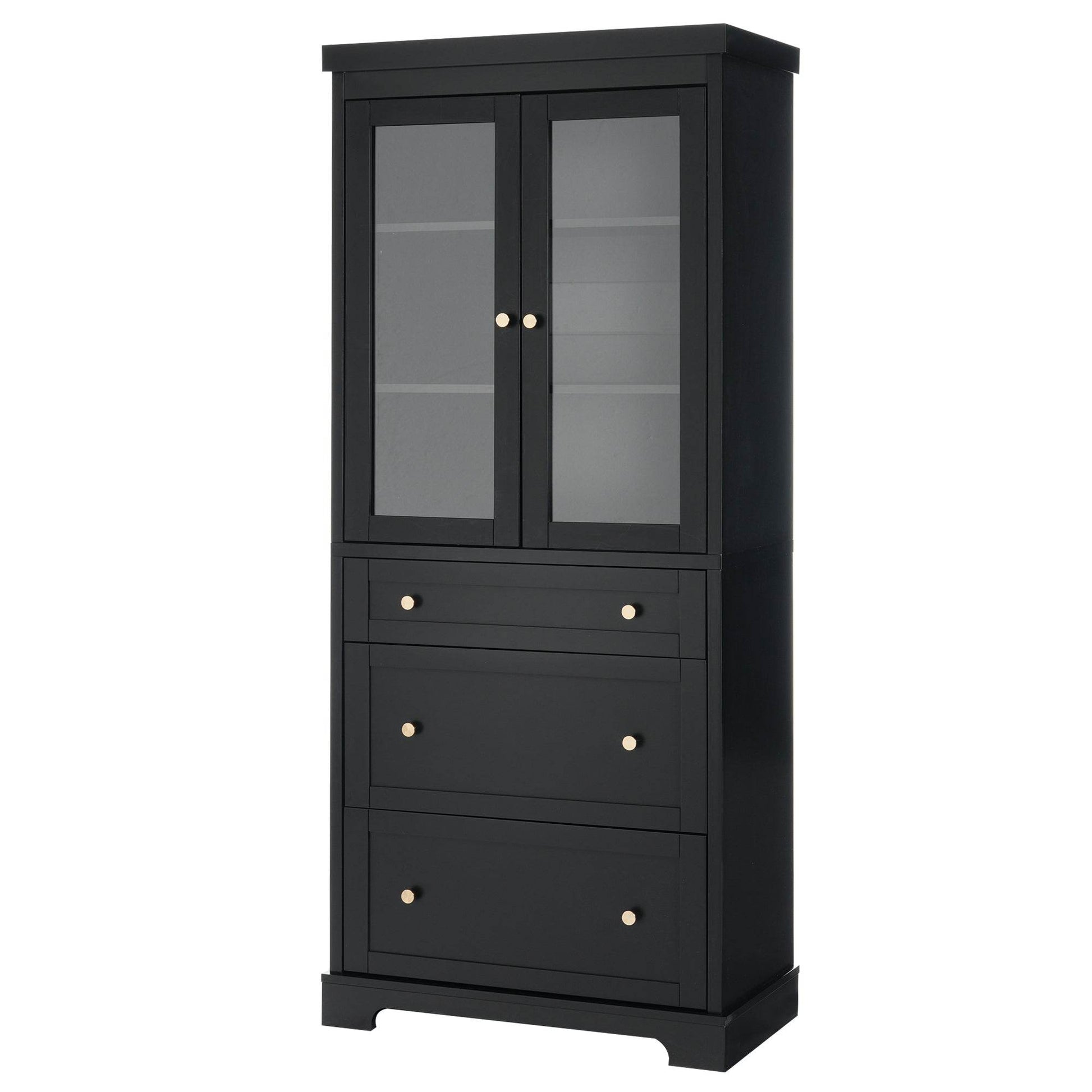 high bathroom cabinet with drawers and shelves MLNshops