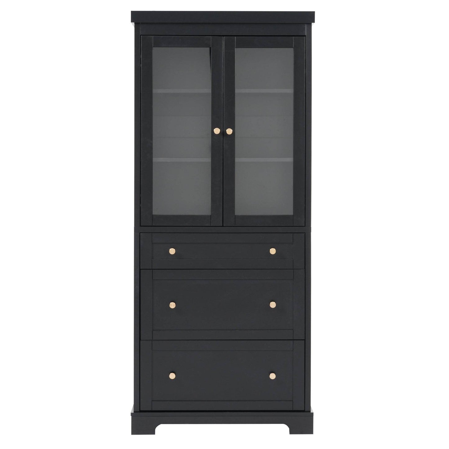 high bathroom cabinet with drawers and shelves MLNshops