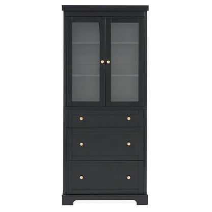 high bathroom cabinet with drawers and shelves MLNshops