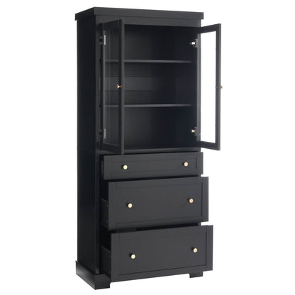 high bathroom cabinet with drawers and shelves MLNshops