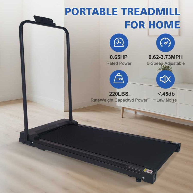 Foldable treadmill for home office use