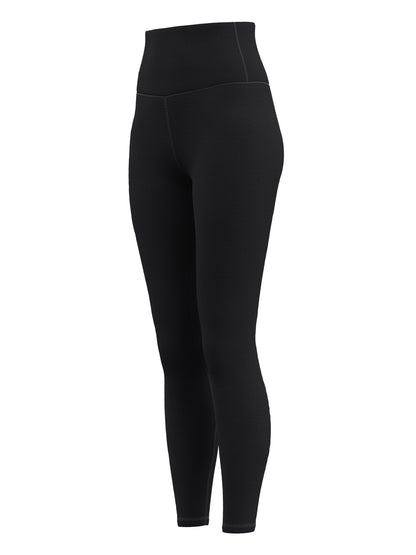 Product-only view of MLNshops MT20 Yoga Leggings in black, featuring high waist and sleek design for activewear performance.