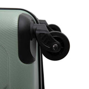 Hardshell Suitcase with Spinner Wheels ABS Luggage Sets Lightweight Durable Suitcase,8-Piece Set (20/24/28+portable handbag + 4 pieces storage bag set) , GREEN