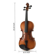 Full size violin with bow and case